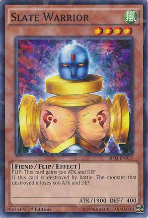 Slate Warrior (Shatterfoil) (BP03-EN013) - Battle Pack 3: Monster League 1st Edition - Premium Yugioh Single from Konami - Just $0.11! Shop now at Game Crave Tournament Store