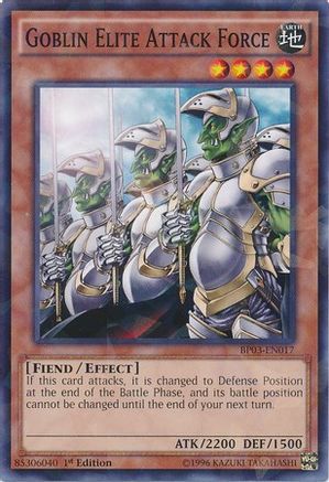 Goblin Elite Attack Force (Shatterfoil) (BP03-EN017) - Battle Pack 3: Monster League 1st Edition - Premium Yugioh Single from Konami - Just $0.08! Shop now at Game Crave Tournament Store