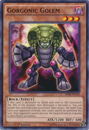Gorgonic Golem (BP03-EN110) - Battle Pack 3: Monster League 1st Edition - Premium Yugioh Single from Konami - Just $0.08! Shop now at Game Crave Tournament Store