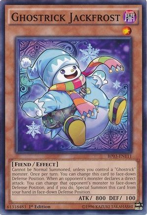 Ghostrick Jackfrost (BP03-EN111) - Battle Pack 3: Monster League 1st Edition - Premium Yugioh Single from Konami - Just $0.25! Shop now at Game Crave Tournament Store