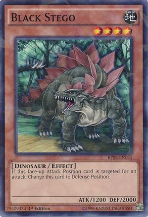 Black Stego (Shatterfoil) (BP03-EN025) - Battle Pack 3: Monster League 1st Edition - Premium Yugioh Single from Konami - Just $0.09! Shop now at Game Crave Tournament Store