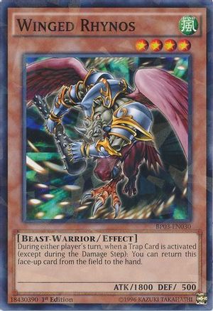 Winged Rhynos (Shatterfoil) (BP03-EN030) - Battle Pack 3: Monster League 1st Edition - Premium Yugioh Single from Konami - Just $0.08! Shop now at Game Crave Tournament Store