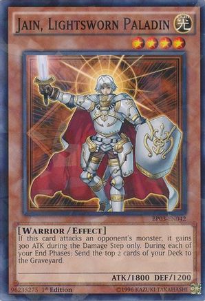 Jain, Lightsworn Paladin (Shatterfoil) (BP03-EN042) - Battle Pack 3: Monster League 1st Edition - Premium Yugioh Single from Konami - Just $0.37! Shop now at Game Crave Tournament Store