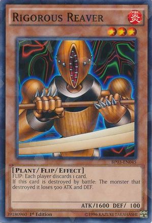 Rigorous Reaver (Shatterfoil) (BP03-EN045) - Battle Pack 3: Monster League 1st Edition - Premium Yugioh Single from Konami - Just $0.08! Shop now at Game Crave Tournament Store