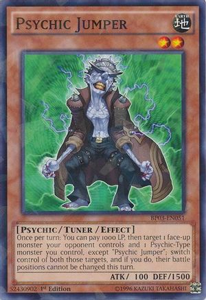 Psychic Jumper (Shatterfoil) (BP03-EN051) - Battle Pack 3: Monster League 1st Edition - Premium Yugioh Single from Konami - Just $0.60! Shop now at Game Crave Tournament Store