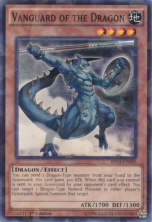 Vanguard of the Dragon (Shatterfoil) (BP03-EN060) - Battle Pack 3: Monster League 1st Edition - Premium Yugioh Single from Konami - Just $0.25! Shop now at Game Crave Tournament Store