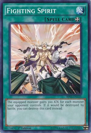 Fighting Spirit (BP03-EN155) - Battle Pack 3: Monster League 1st Edition - Premium Yugioh Single from Konami - Just $0.25! Shop now at Game Crave Tournament Store