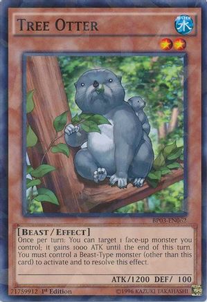 Tree Otter (Shatterfoil) (BP03-EN062) - Battle Pack 3: Monster League 1st Edition - Premium Yugioh Single from Konami - Just $0.19! Shop now at Game Crave Tournament Store