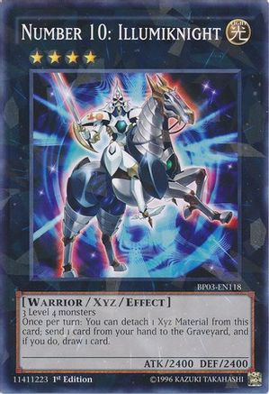 Number 10: Illumiknight (Shatterfoil) (BP03-EN118) - Battle Pack 3: Monster League 1st Edition - Premium Yugioh Single from Konami - Just $0.09! Shop now at Game Crave Tournament Store
