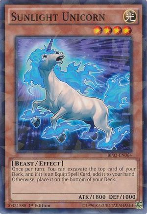 Sunlight Unicorn (Shatterfoil) (BP03-EN064) - Battle Pack 3: Monster League 1st Edition - Premium Yugioh Single from Konami - Just $0.08! Shop now at Game Crave Tournament Store