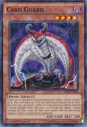 Card Guard (Shatterfoil) (BP03-EN065) - Battle Pack 3: Monster League 1st Edition - Premium Yugioh Single from Konami - Just $0.08! Shop now at Game Crave Tournament Store