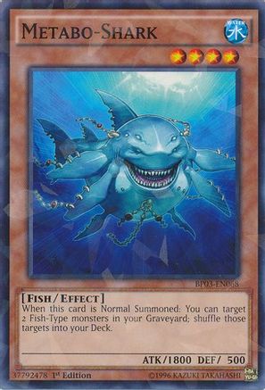 Metabo-Shark (Shatterfoil) (BP03-EN068) - Battle Pack 3: Monster League 1st Edition - Premium Yugioh Single from Konami - Just $0.13! Shop now at Game Crave Tournament Store