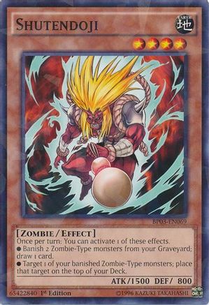 Shutendoji (Shatterfoil) (BP03-EN069) - Battle Pack 3: Monster League 1st Edition - Premium Yugioh Single from Konami - Just $0.08! Shop now at Game Crave Tournament Store
