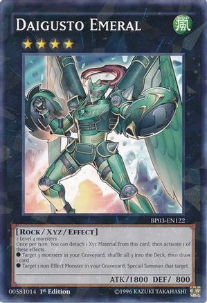 Daigusto Emeral (Shatterfoil) (BP03-EN122) - Battle Pack 3: Monster League 1st Edition - Premium Yugioh Single from Konami - Just $0.27! Shop now at Game Crave Tournament Store
