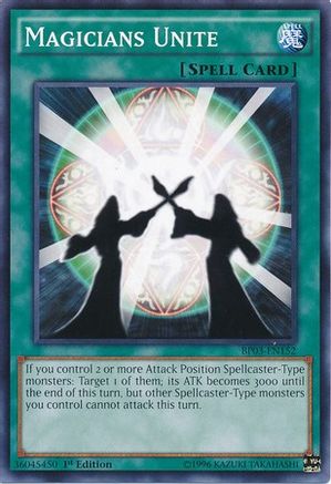 Magicians Unite (BP03-EN152) - Battle Pack 3: Monster League 1st Edition - Premium Yugioh Single from Konami - Just $0.25! Shop now at Game Crave Tournament Store