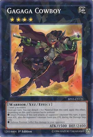 Gagaga Cowboy (Shatterfoil) (BP03-EN123) - Battle Pack 3: Monster League 1st Edition - Premium Yugioh Single from Konami - Just $1.31! Shop now at Game Crave Tournament Store