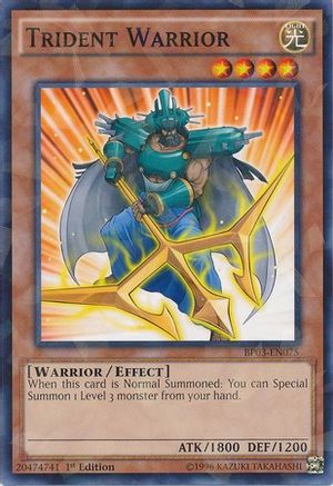 Trident Warrior (Shatterfoil) (BP03-EN075) - Battle Pack 3: Monster League 1st Edition - Premium Yugioh Single from Konami - Just $0.25! Shop now at Game Crave Tournament Store