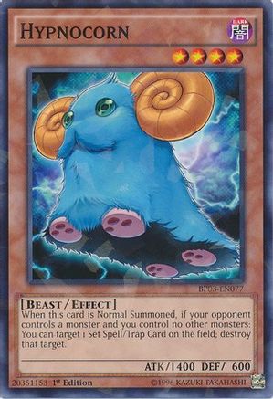 Hypnocorn (Shatterfoil) (BP03-EN077) - Battle Pack 3: Monster League 1st Edition - Premium Yugioh Single from Konami - Just $0.08! Shop now at Game Crave Tournament Store