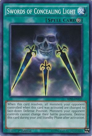 Swords of Concealing Light (BP03-EN151) - Battle Pack 3: Monster League 1st Edition - Premium Yugioh Single from Konami - Just $0.10! Shop now at Game Crave Tournament Store