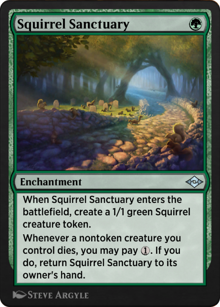 Squirrel Sanctuary (J21-645) - Jumpstart: Historic Horizons - Premium MTG Single from Wizards of the Coast - Just $0! Shop now at Game Crave Tournament Store
