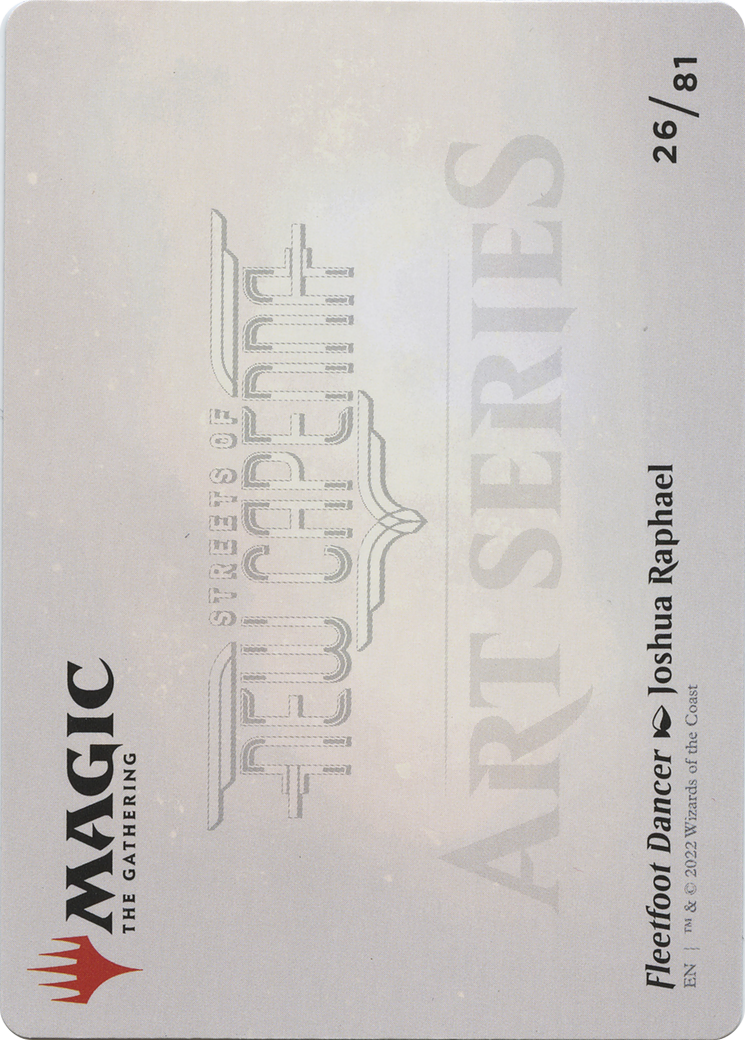 Fleetfoot Dancer // Fleetfoot Dancer (ASNC-026) - New Capenna Art Series (Borderless) Foil - Premium MTG Single from Wizards of the Coast - Just $0! Shop now at Game Crave Tournament Store