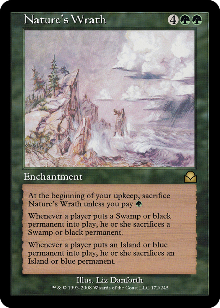 Nature's Wrath (ME2-172) - Masters Edition II - Premium MTG Single from Wizards of the Coast - Just $0! Shop now at Game Crave Tournament Store