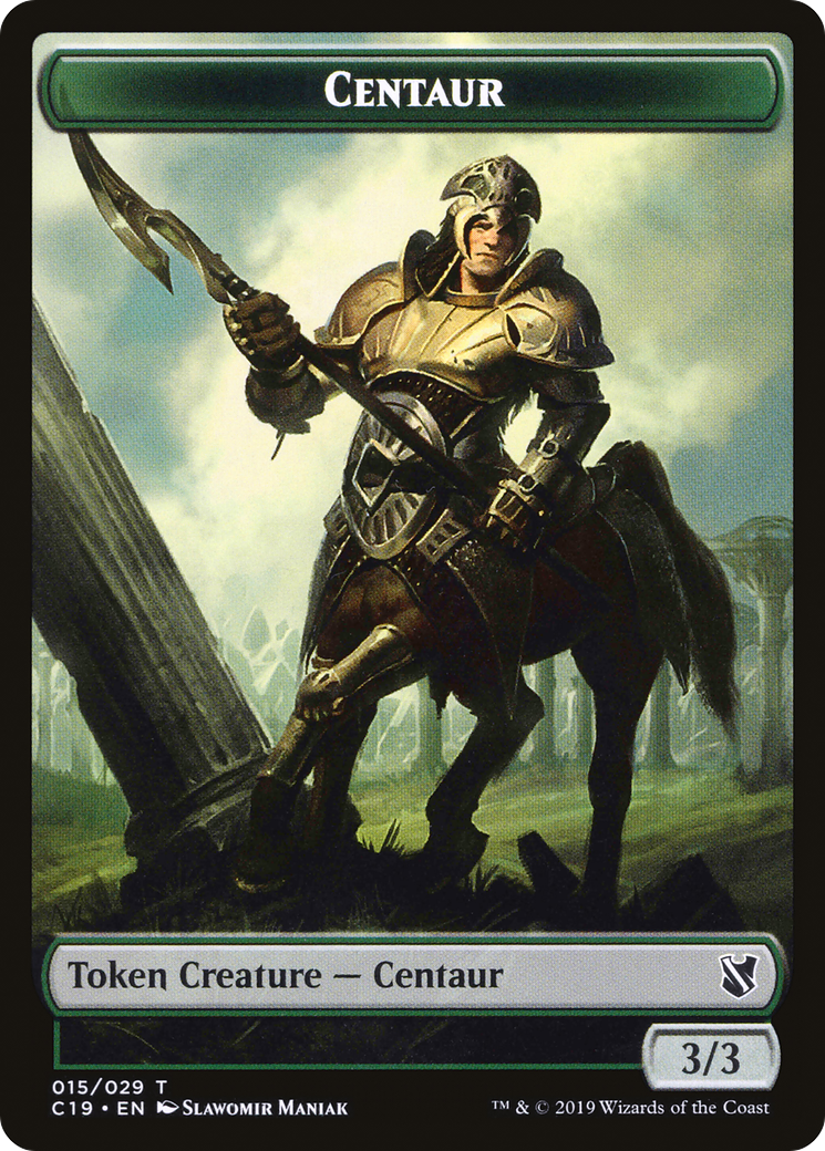 Centaur (TC19-015) - Commander 2019 Tokens - Premium MTG Single from Wizards of the Coast - Just $0! Shop now at Game Crave Tournament Store
