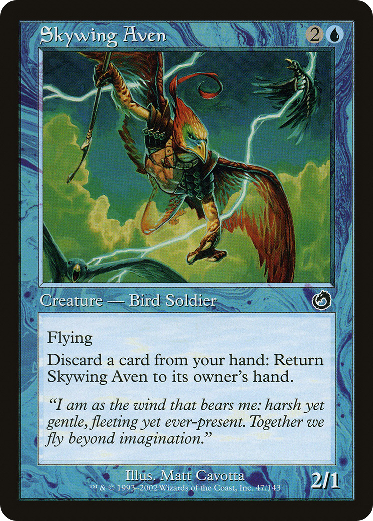 Skywing Aven (TOR-047) - Torment - Premium MTG Single from Wizards of the Coast - Just $0.08! Shop now at Game Crave Tournament Store
