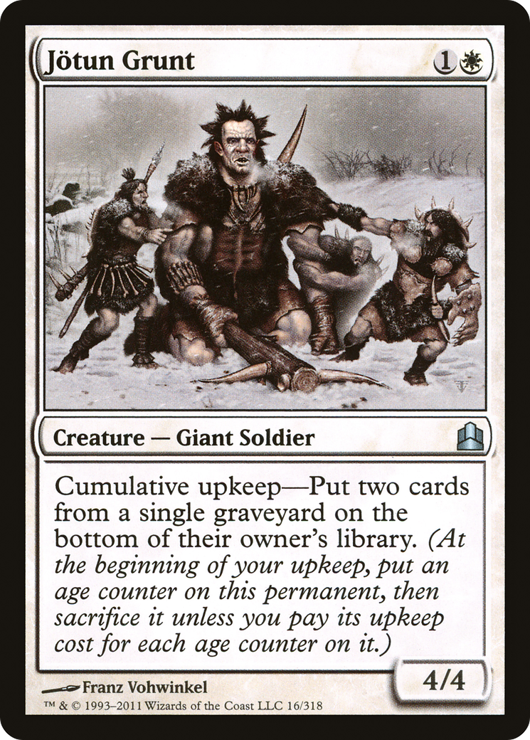 Jötun Grunt (CMD-016) - Commander 2011 - Premium MTG Single from Wizards of the Coast - Just $0.08! Shop now at Game Crave Tournament Store