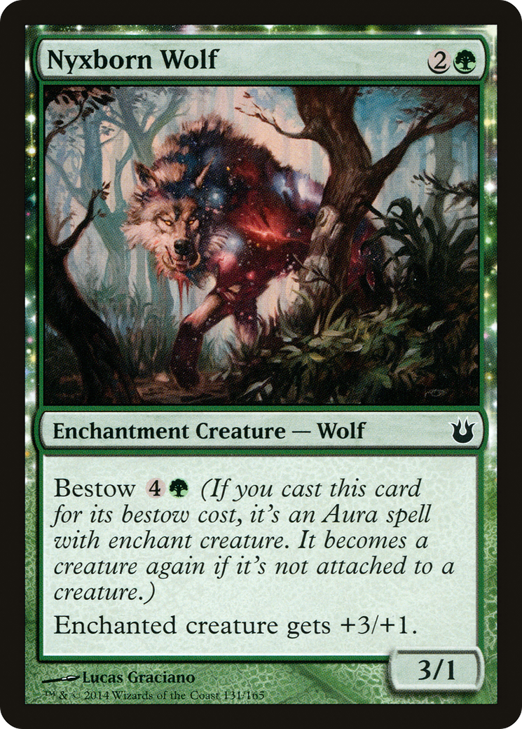 Nyxborn Wolf (BNG-131) - Born of the Gods: (nyxtouched) - Premium MTG Single from Wizards of the Coast - Just $0.08! Shop now at Game Crave Tournament Store