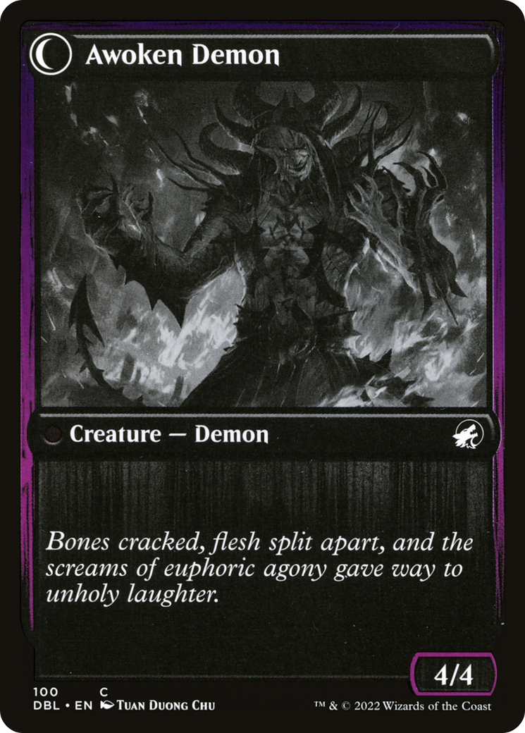 Ecstatic Awakener // Awoken Demon (DBL-100) - Innistrad: Double Feature: (Double Faced Transform) Foil - Premium MTG Single from Wizards of the Coast - Just $0.09! Shop now at Game Crave Tournament Store