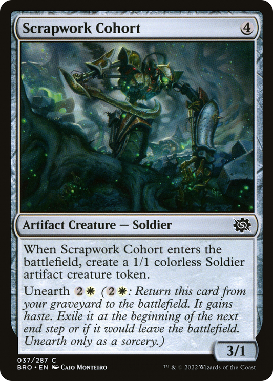 Scrapwork Cohort (BRO-037) - The Brothers' War - Premium MTG Single from Wizards of the Coast - Just $0.08! Shop now at Game Crave Tournament Store