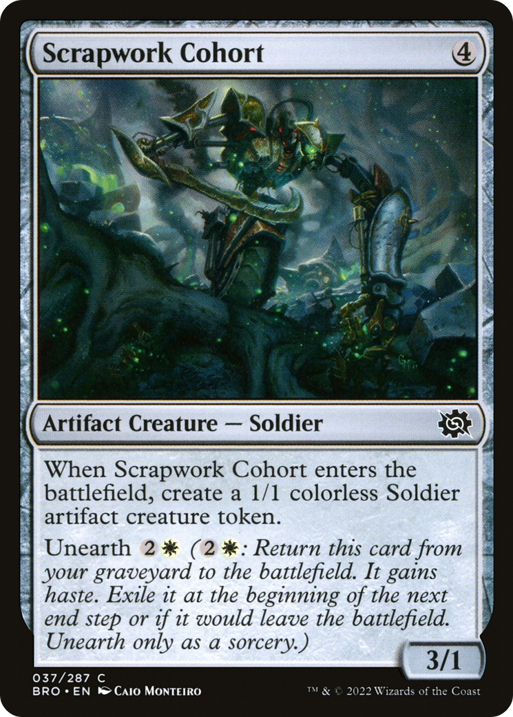 Scrapwork Cohort (BRO-037) - The Brothers' War Foil - Premium MTG Single from Wizards of the Coast - Just $0.08! Shop now at Game Crave Tournament Store