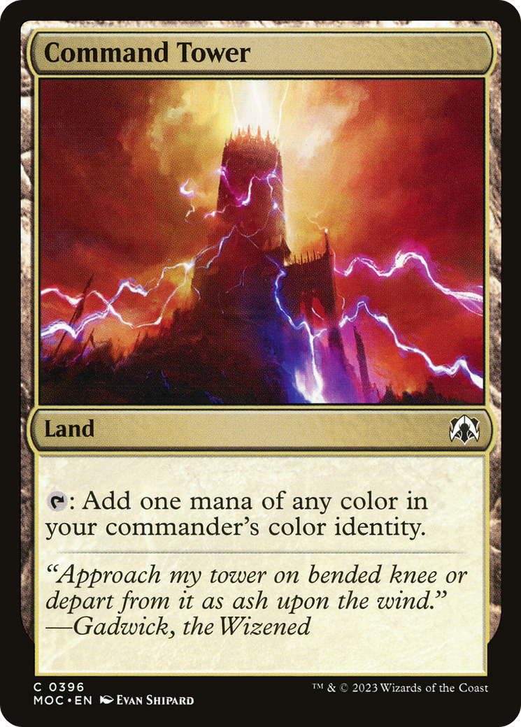 Command Tower (MOC-396) - March of the Machine Commander - Premium MTG Single from Wizards of the Coast - Just $0.25! Shop now at Game Crave Tournament Store