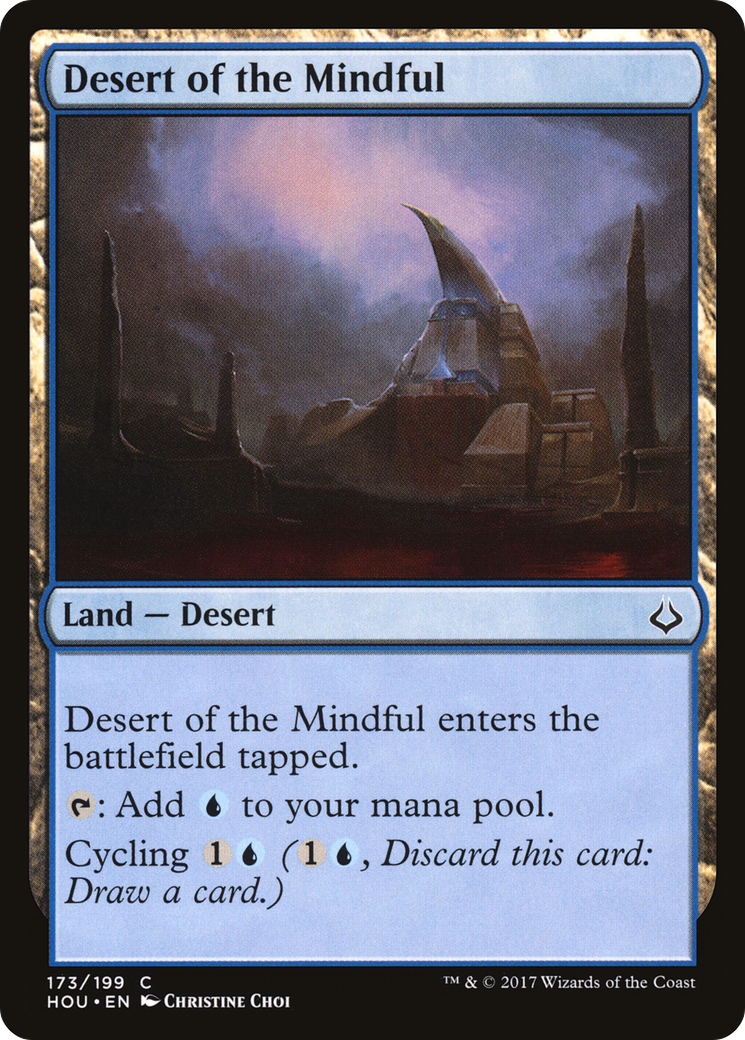Desert of the Mindful (HOU-173) - Hour of Devastation - Premium MTG Single from Wizards of the Coast - Just $0.25! Shop now at Game Crave Tournament Store