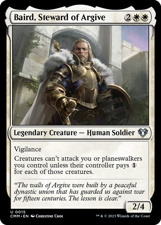 Baird, Steward of Argive (CMM-015) - Commander Masters - Premium MTG Single from Wizards of the Coast - Just $0.08! Shop now at Game Crave Tournament Store