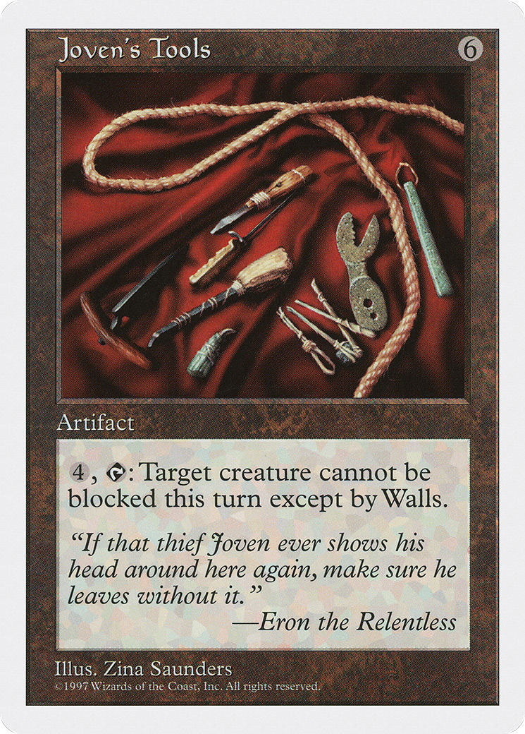 Joven's Tools (5ED-386) - Fifth Edition - Premium MTG Single from Wizards of the Coast - Just $0.08! Shop now at Game Crave Tournament Store