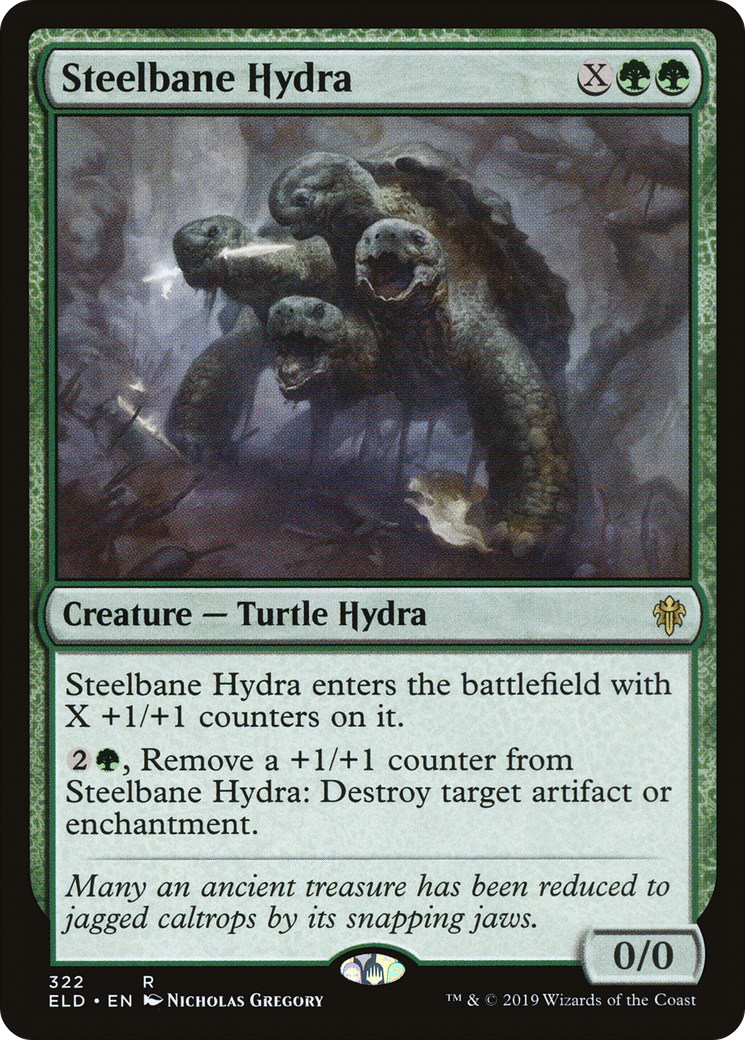 Steelbane Hydra (ELD-322) - Throne of Eldraine - Premium MTG Single from Wizards of the Coast - Just $6.06! Shop now at Game Crave Tournament Store