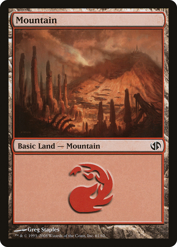 Mountain (DD2-061) - Duel Decks: Jace vs. Chandra - Premium MTG Single from Wizards of the Coast - Just $0.08! Shop now at Game Crave Tournament Store