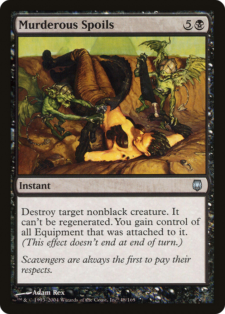 Murderous Spoils (DST-048) - Darksteel - Premium MTG Single from Wizards of the Coast - Just $0.08! Shop now at Game Crave Tournament Store