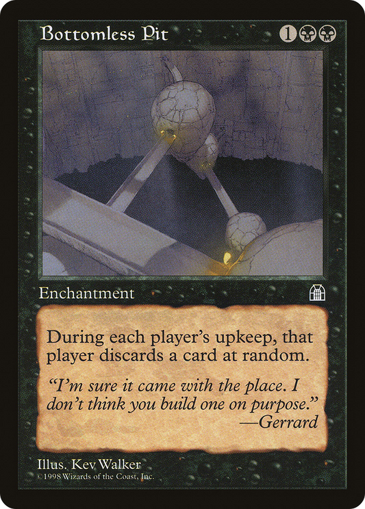 Bottomless Pit (STH-051) - Stronghold - Premium MTG Single from Wizards of the Coast - Just $0.84! Shop now at Game Crave Tournament Store