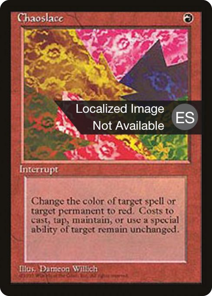 Chaoslace (4BB-182) - Fourth Edition Foreign Black Border - Premium MTG Single from Wizards of the Coast - Just $2.40! Shop now at Game Crave Tournament Store