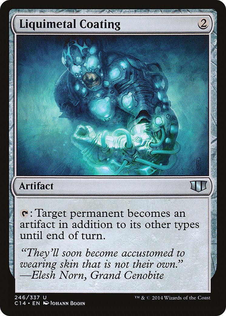 Liquimetal Coating (C14-246) - Commander 2014 - Premium MTG Single from Wizards of the Coast - Just $0.08! Shop now at Game Crave Tournament Store
