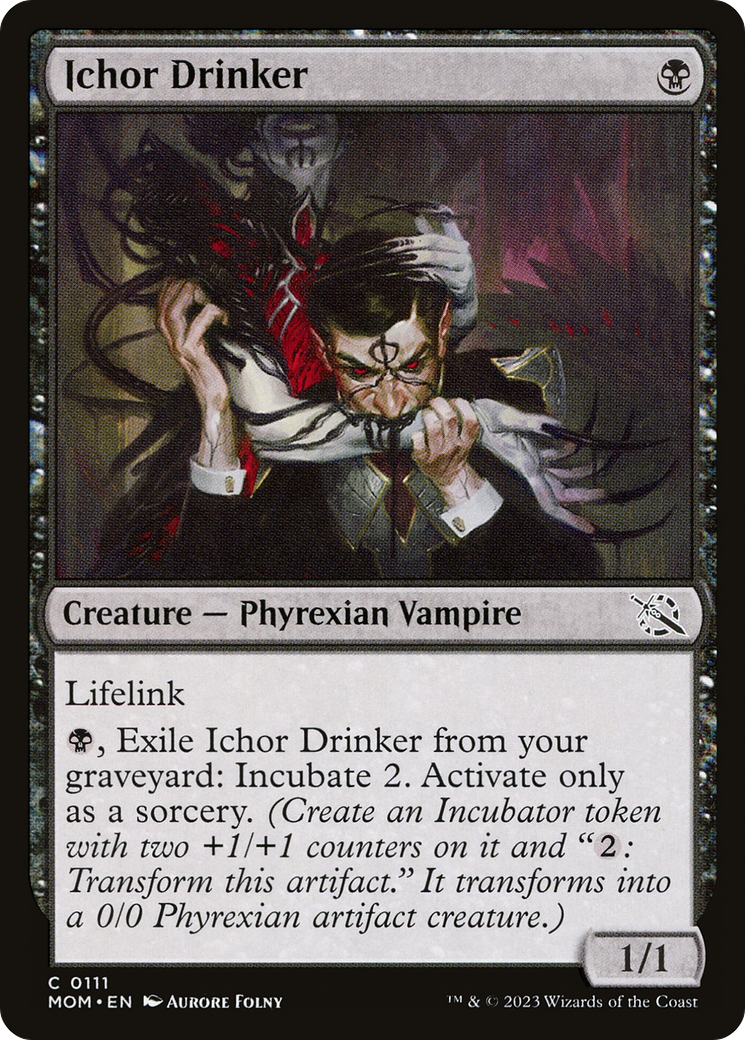 Ichor Drinker (MOM-111) - March of the Machine Foil - Premium MTG Single from Wizards of the Coast - Just $0.08! Shop now at Game Crave Tournament Store