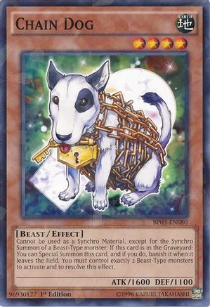 Chain Dog (Shatterfoil) (BP03-EN080) - Battle Pack 3: Monster League 1st Edition - Premium Yugioh Single from Konami - Just $0.09! Shop now at Game Crave Tournament Store