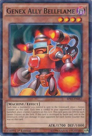 Genex Ally Bellflame (Shatterfoil) (BP03-EN082) - Battle Pack 3: Monster League 1st Edition - Premium Yugioh Single from Konami - Just $0.08! Shop now at Game Crave Tournament Store