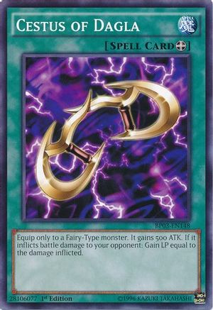 Cestus of Dagla (BP03-EN148) - Battle Pack 3: Monster League 1st Edition - Premium Yugioh Single from Konami - Just $0.25! Shop now at Game Crave Tournament Store