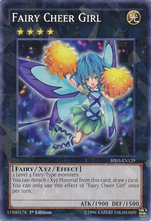 Fairy Cheer Girl (Shatterfoil) (BP03-EN129) - Battle Pack 3: Monster League 1st Edition - Premium Yugioh Single from Konami - Just $0.25! Shop now at Game Crave Tournament Store
