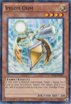 Vylon Ohm (Shatterfoil) (BP03-EN091) - Battle Pack 3: Monster League 1st Edition - Premium Yugioh Single from Konami - Just $0.27! Shop now at Game Crave Tournament Store