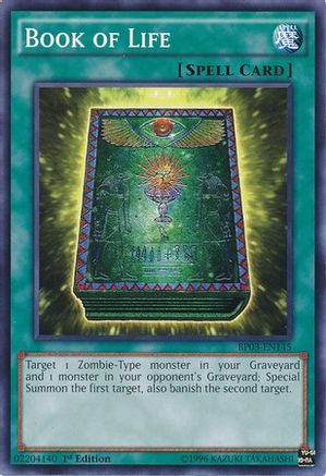 Book of Life (BP03-EN145) - Battle Pack 3: Monster League 1st Edition - Premium Yugioh Single from Konami - Just $0.11! Shop now at Game Crave Tournament Store